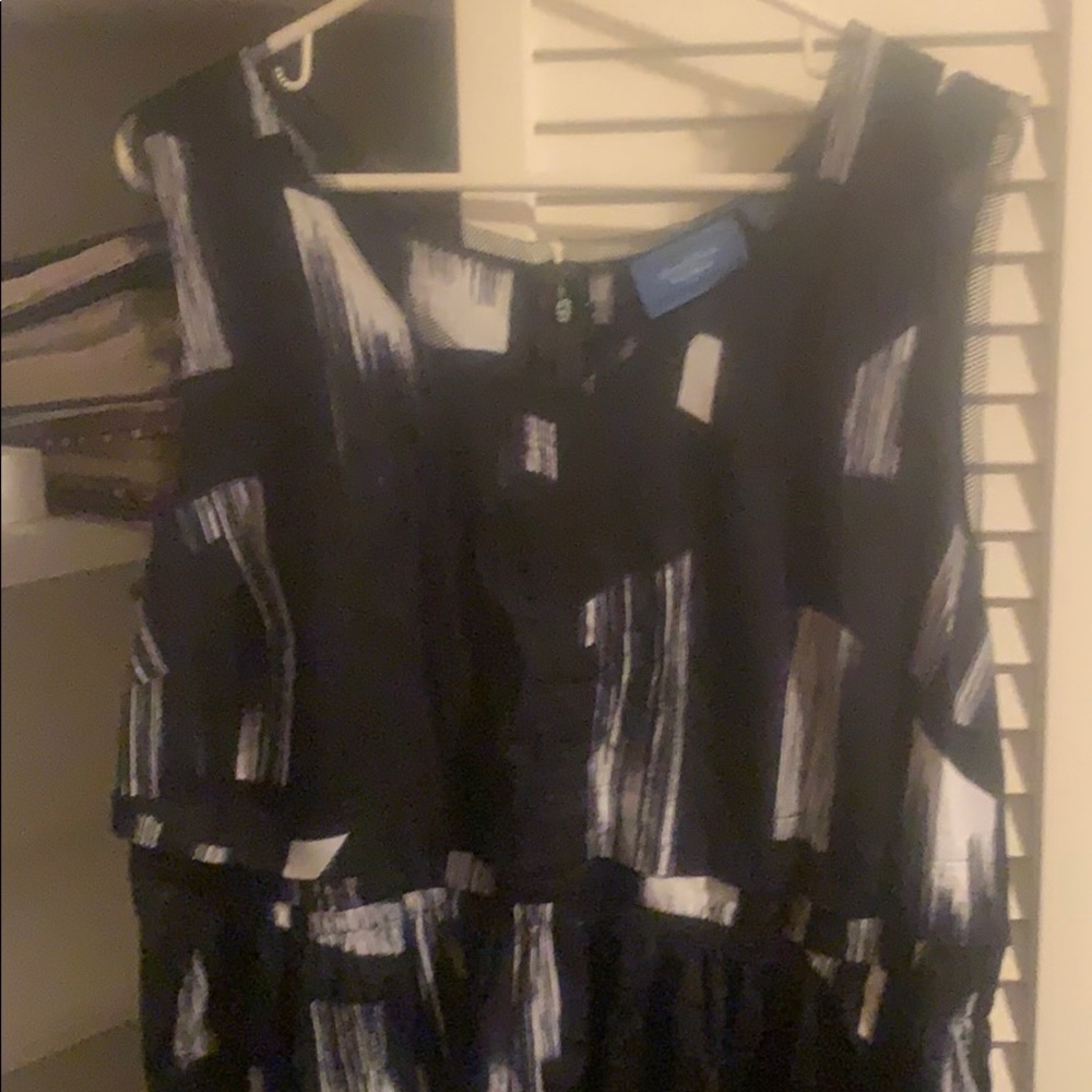 Simply Vera Wang Navy Pattern dress
